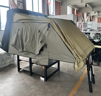 Tenda Atap Mobil JIYA untuk 4 Orang, Tahan Air, Pembukaan Cepat, Bahan Oxford, Cangkang Aluminium Alloy, Cocok untuk Camping Keluarga 4x4