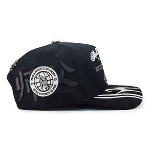 Casquette de baseball personnalisée brodée en 3D avec les lettres La Jason, modèle G5 Baez X Shifu Hats, fabriquée par le fabricant d'articles de sport Original Sporting Goods Manufacturer Gorras Rico Hats. - Product Image 2