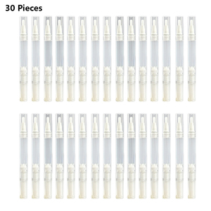 Disponibilidad Inmediata: Aplicador Cosmético Desechable Transparente de 3ml con Cepillo de Nylon PP para Brillo Labial y <span class=keywords><strong>Aceite</strong></span> para Uñas, Logotipo OEM, MOQ Bajo - Product Image 1