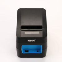 Imprimante thermique de reçus de bureau OEM d'usine, 3 pouces, 203 DPI, avec Ethernet, codes-barres 1D+2D, papier thermique pour caisse de supermarché