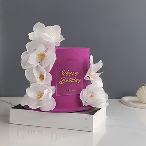 Decorazioni per Torte in Acrilico con Foglia d'Oro Chic, Forniture per Feste di <span class=keywords><strong>Compleanno</strong></span>, Anniversario e Matrimonio, Vendita all'Ingrosso Diretta dal Fornitore - Product Image 1