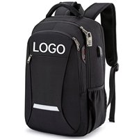 Sac à dos pour ordinateur portable en polyester avec port USB, 15,6 pouces, pour hommes – Vente chaude en gros de Chine