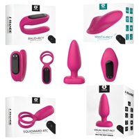 Premium 4-teiliges Silikon+ABS Wellness-Geschenkset mit Kabelloser Fernbedienung Realistische Textur Körpermassagegerät-Kollektion