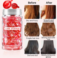Huile Essentielle CSK Marocaine pour Cheveux Roux : Capsules Nourrissantes pour l'Amélioration du Brillance et de la Couleur des Cheveux - Personnalisation
