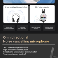 Headset Gaming RGB dengan Suara High Fidelity