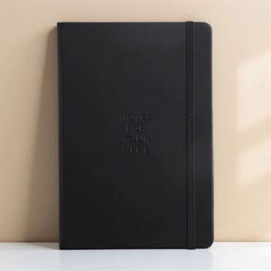 Customizable A5 PU Leather Hardcover Notebook Multi-Binding Elastic Strap with 100 Sheets Promotional Printed Logo in Stock - Product Image 5