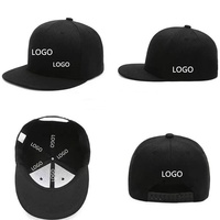 Gorras de Béisbol de 6 Paneles, Estilo Hip-Hop, con Visera Plana, Unisex, Gorras Promocionales, Gorras Personalizadas con Logotipo Bordado