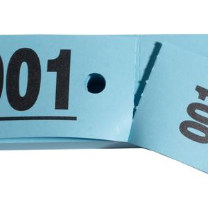 Boletos para Vestuario Numerados del 1 al 1000 - 3 Perforaciones Desmontables para Colgar en Perchas - Product Image 2