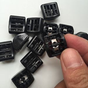 Penjepit kabel sadel plastik 1/2 ", dudukan kabel nilon kotak hitam, penjepit kabel sadel dorong - Product Image 2