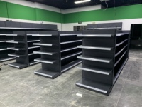 Étagères de gondole Étagères de magasin de détail Mini étagère de gondole en métal démontée réglable Étagères de décoration de magasin entier