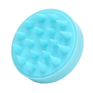 Nuevo cepillo de masaje de cuero cabelludo de silicona suave, cepillo de cabeza para rascar, alivio de la caspa, crecimiento del cabello, masajeador de cuero cabelludo, champú, masajeador de cabeza - Product Image 1