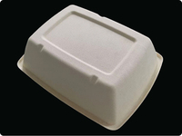 Boîte à repas jetable pour la restauration rapide, boîte à salade rectangulaire de 1300 ml, boîte à bento biodégradable en bagasse de canne à sucre pour aliments légers