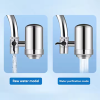 Purificateur d'eau de robinet de cuisine en acier inoxydable Calux 304 éliminant le filtre à charbon actif au chlore