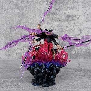 Figura de Colección de Anime de <span class=keywords><strong>One</strong></span> <span class=keywords><strong>Piece</strong></span>, Roronoa Zoro, Tierra de la Armonía, Isla Fantasma Asura, Estilo de Nueve Espadas, Adorno Decorativo para Escritorio - Product Image 5