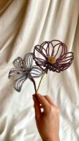 Üppiger Perlenbesetzter Lilienstrauß - Rosa/Transparent, Vollblühend, Gewächshausqualität