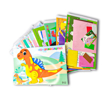 Apprentissage précoce personnalisé Animal Parenting bricolage enfant en bas âge tige classes jeu enfants jouets éducatifs 3D autocollant livre pour enfants