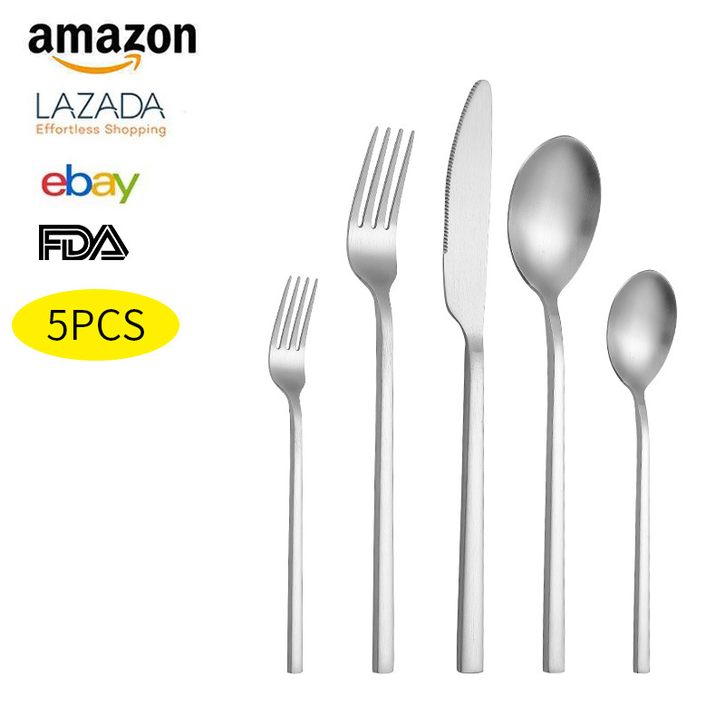 Stainless Steel Cutlery Set Wedding Party Festival Silverware Gold Flatware Set For 8 People · image 3