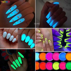 Hohe Helligkeit <span class=keywords><strong>Strontium</strong></span> aluminat Glow-in-Dark Glitter Night Glowing Lumineszenz pigment für Nail Art und Body Face Makeup - Product Image 6
