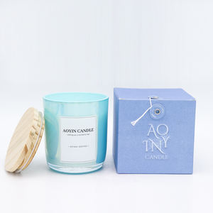 Bougie parfumée en <span class=keywords><strong>cire</strong></span> de soja à finition brillante, personnalisable haut de gamme, pour Noël et le Nouvel An chinois, approvisionnement en <span class=keywords><strong>supermarché</strong></span> - Product Image 1