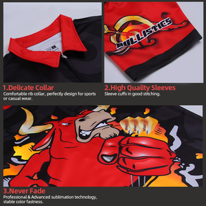 Dart shirt sweat-absorbent quick-drying excellent sublimation print male sportswear design wholesale 2019 - Product Image 2