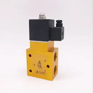 24bar Áp Lực Cao Khí Nén Solenoid Van 1/4 "1/2 BSP 24V DC AC220V 3 Cách 2 Vị Trí 23JD-8/15/P2 Máy Đúc Thổi Van