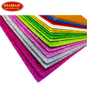 반짝이 EVA 폼 시트 GOMA EVA ESCARCHADA 보드 A4 크기 롤 1.8mm-10mm 두께 절단 인쇄 포장 가능 - Product Image 5