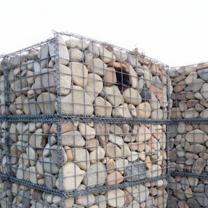 Malla de Alambre de Hierro Galvanizado Soldado <span class=keywords><strong>para</strong></span> Gaviones, Malla Cuadrada <span class=keywords><strong>para</strong></span> Cajas de Gaviones 2x1x1M <span class=keywords><strong>para</strong></span> Control de Inundaciones y Muros de Contención - Product Image 6