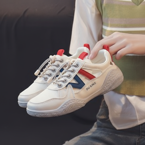 Collezione 2025 primavera estate Sneakers con pannello in Mesh bianco traspirante per gli studenti scarpe basse da acqua per bambini - Product Image 1