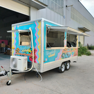 Carrito de Hot Dogs 2024, Remolque de Comida Cerrado, Camiones de Comida en Venta en EE. UU. - Product Image 1