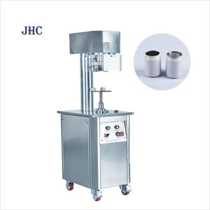 Machine de scellage automatique pneumatique pour canettes, à ouverture facile, anti-rayures, double station, pour l'emballage alimentaire, des boissons et des produits en verre - Product Image 1