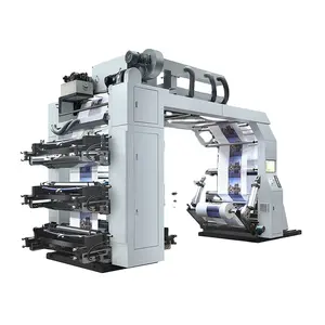 HERO Brand 2 Colour Automatic Stack Type Roll To Roll Label Printing Machine