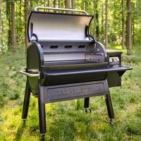 Grill à granulés de bois de 1068 pouces carrées avec contrôleur WiFi PID, barbecue extérieur robuste
