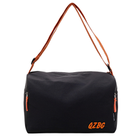 Sac messager imperméable à fermeture éclair, sac de voyage d'été léger unisexe avec sangle réglable, sac de facteur quotidien