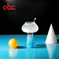 250ml haute qualité en forme de champignon vin whisky gobelets tasse en verre borosilicate ménage verre tasse à boire