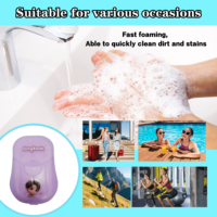 Feuilles de savon jetables portables en papier pour le lavage des mains, marque privée, nettoyage en profondeur et éclaircissant