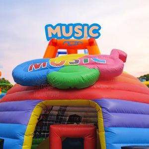 Venta al por mayor de alta calidad Material de PVC 7m Tamaño Disco Bounce House Jumping Castle para niños Adultos Fiesta inflable <span class=keywords><strong>Alquiler</strong></span> Fácil configuración - Product Image 3