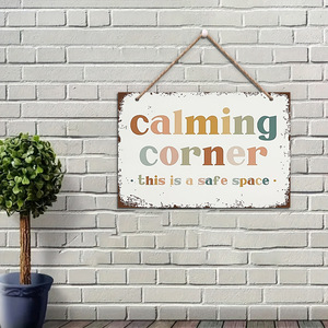Placas de madera vintage con eslóganes humorísticos para decoración de dormitorios, decoración de aulas y para colgar en la pared. - Product Image 2