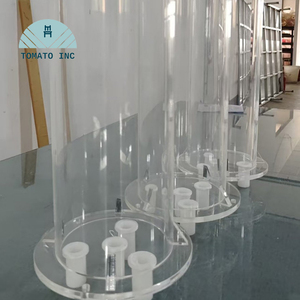 TOMATO - Brida Acrílica Transparente Personalizada, Fabricación CNC de PMMA con Orificios Roscados de Precisión y Conexión de Tubo Acrílico - Product Image 4