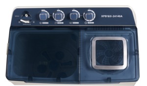 Mini <span class=keywords><strong>Machine</strong></span> <span class=keywords><strong>à</strong></span> <span class=keywords><strong>Laver</strong></span> Portable <span class=keywords><strong>à</strong></span> Double Cuve, Capacité 18 kg, Semi-Automatique, <span class=keywords><strong>Pompe</strong></span> <span class=keywords><strong>de</strong></span> <span class=keywords><strong>Vidange</strong></span> Intégrée (Blanc & Noir) - Product Image 3