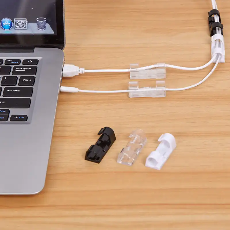 Hot Koop Adhesive Kabel Houders Kabel Organizer Desktop Usb Draad Clips Elektrische Cord Houders Nail-Gratis Zelfklevende gesp