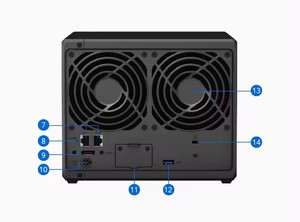 Boîtier de disque NAS 8 baies DiskStation DS1823xs+ pour stockage réseau domestique DS1823xs+ - Product Image 2