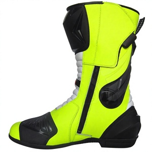Botas de Motociclismo Deportivas de Cuero Genuino de Primera Calidad, Totalmente Personalizables - Product Image 4
