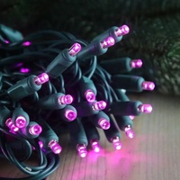 Handels übliche 4 ''6'' 70 Lichter Rot Koaxial 5mm Mini LED Weihnachts beleuchtung Weitwinkel Konkave Lichterketten für Bäume