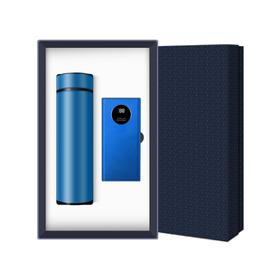 Ensemble <span class=keywords><strong>Cadeau</strong></span> d'Affaires Moderne Personnalisé : Gourde Isotherme 450ml et Batterie Externe 10000mAh – Idéal pour Entreprises, Mariages et Invités - Product Image 3
