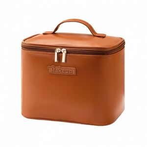 Organizador de Cosméticos Portátil de Gran Capacidad, Impermeable, con Doble Cierre, para Viajes, para Mujeres, con Logotipo Personalizado - Product Image 1