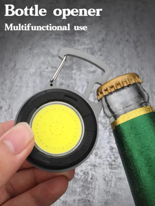 Mini Linterna LED Ultra Brillante para Llavero, Multifuncional, Recargable, Luz de Trabajo, para Exteriores, Senderismo, Camping, Linterna COB - Product Image 6