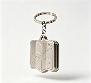 Metal Keychain Custom Logo <b>Key</b> <b>Ring</b> Engraved Souvenir Pendant for <b>Bags</b> <b>Keys</b> - Product Image 4