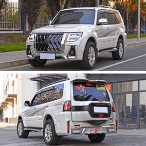 ชุดตัวถังรถสำหรับ Pajero <span class=keywords><strong>2023</strong></span> 2024 V93 V97อัปเกรดชุดประกอบกันชนหลังภาพวาดสีรองพื้นกระจังหน้า LED สีดำป้องกันการชน - Product Image 2