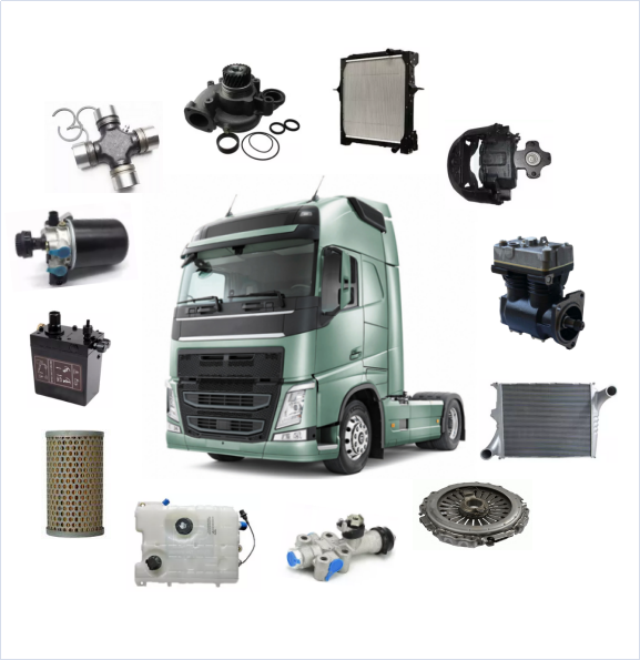 Per VOLVO parti del camion F10 / FH12 / FH16 / FM9 / FM10 / FM12 / FL7 camion pezzi di ricambio oltre 1500 articoli