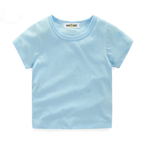 T-shirts et hauts pour enfants en coton peigné 100 % avec logo personnalisé – Vente chaude - Product Image 4